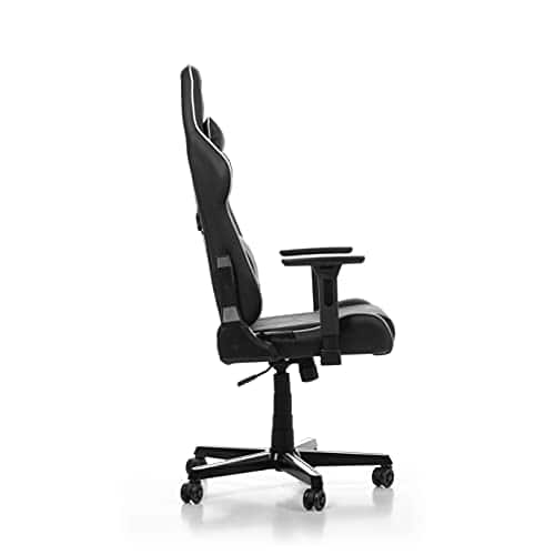 Chaise Gaming DXRacer Prince P08 Similicuir Noir-Gris jusqu’à 1,85 m