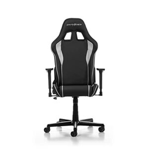Chaise Gaming DXRacer Prince P08 Similicuir Noir-Gris jusqu’à 1,85 m