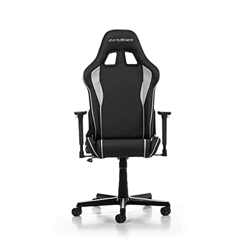 Chaise Gaming DXRacer Prince P08 Similicuir Noir-Gris jusqu’à 1,85 m