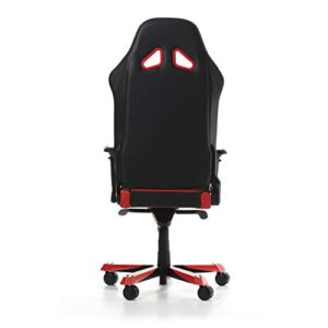 Chaise Gaming DXRacer Sentinel S28 Similicuir Noir, Blanc et Rouge