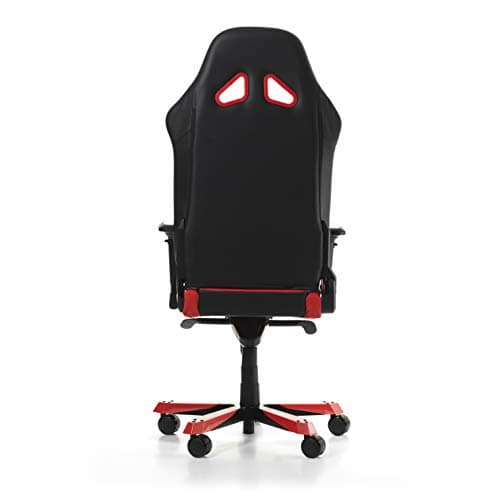 Chaise Gaming DXRacer Sentinel S28 Similicuir Noir, Blanc et Rouge