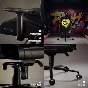 Chaise Gaming Diablo X-Custom : Confort et Style avec 8 Marqueurs