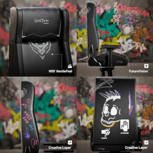 Chaise Gaming Diablo X-Custom : Confort et Style avec 8 Marqueurs