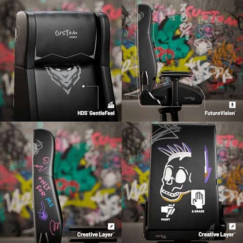 Chaise Gaming Diablo X-Custom : Confort et Style avec 8 Marqueurs