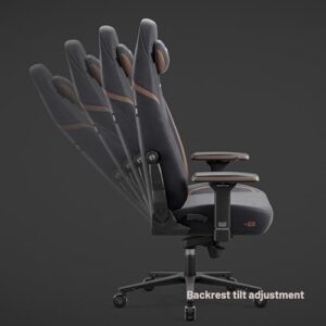 Chaise Gaming Diablo X-Eye 2.0 Tissu Ergonomique avec Appuie-tête et Accoudoirs