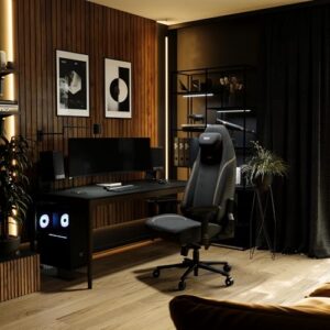 Chaise Gaming Diablo X-Eye 2.0 Tissu Ergonomique avec Appuie-tête et Accoudoirs