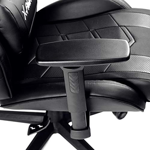 Chaise Gaming Diablo X-Fighter avec Accoudoirs 3D et Coussin Lombaire