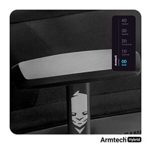 Chaise Gaming Diablo X-Gamer 2.0 Ergonomique Noir avec Coussin Lombaire