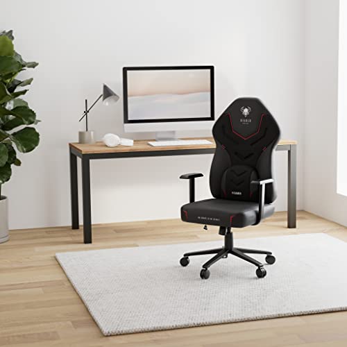 Chaise Gaming Diablo X-Gamer 2.0 Ergonomique Noir avec Coussin Lombaire