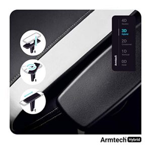 Chaise Gaming Diablo X-Horn Ergonomique Noir-Blanc avec Accoudoirs 3D