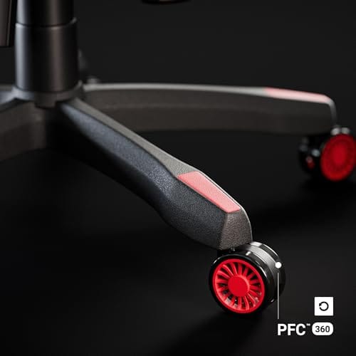 Chaise Gaming Diablo X-Ray Ergonomique Noir-Rouge, Accoudoirs 4D, Inclinaison, 150 kg