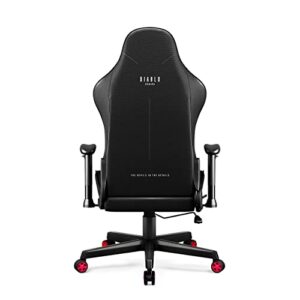 Chaise Gaming Diablo X-Starter Ergonomique Noir avec Accoudoirs Réglables