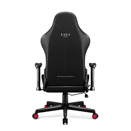 Chaise Gaming Diablo X-Starter Ergonomique Noir avec Accoudoirs Réglables