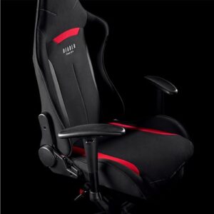 Chaise Gaming Diablo X-Starter Ergonomique Noir avec Accoudoirs Réglables