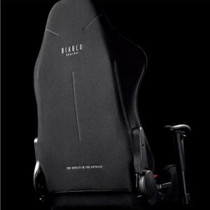 Chaise Gaming Diablo X-Starter Ergonomique Noir avec Accoudoirs Réglables