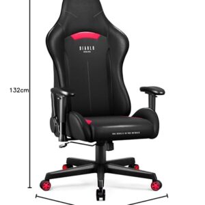 Chaise Gaming Diablo X-Starter Ergonomique Noir avec Accoudoirs Réglables