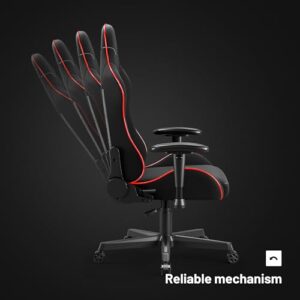 Chaise Gaming Diablo X-Starter Ergonomique Noir avec Accoudoirs Réglables