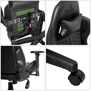 Chaise Gaming EMPIRE GAMING Black Edition – Ergonomique Cuir Véritable