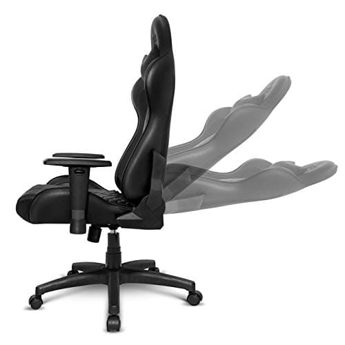 Chaise Gaming EMPIRE GAMING Black Edition – Ergonomique Cuir Véritable
