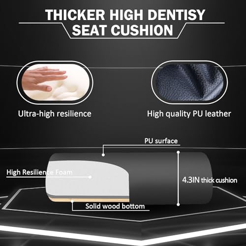 Chaise Gaming Ergonomique Adulte Blanc avec Dossier Réglable et Soutien Lombaire