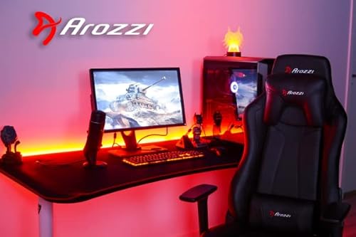 Chaise Gaming Ergonomique Arozzi VERNAZZA avec Support Lombaire et Design Suédois