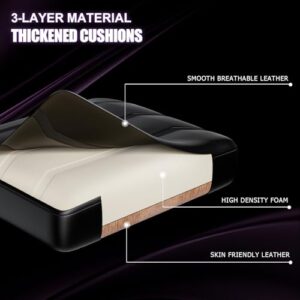 Chaise Gaming Ergonomique Pourpre Réglable pour Adultes et Adolescents