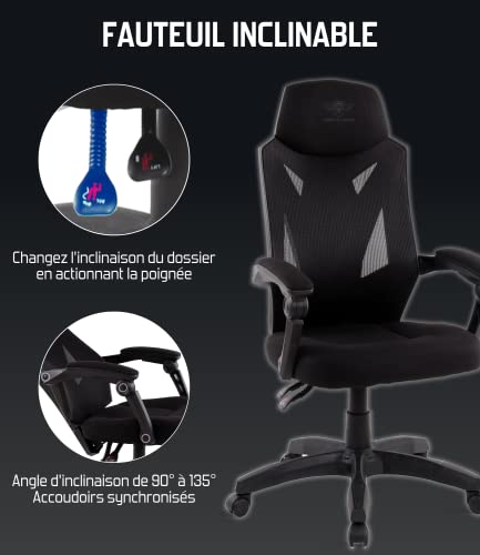 Chaise Gaming Ergonomique Spirit Of Gamer – Tissu Respirant, Inclinable 90°-135°
