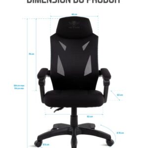 Chaise Gaming Ergonomique Spirit Of Gamer – Tissu Respirant, Inclinable 90°-135°