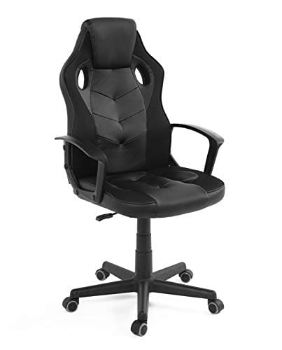 Chaise Gaming KAYELLES E-Sport Racer Junior, Siège Noir Respirant 360°