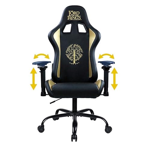 Chaise Gaming Le Seigneur des Anneaux Subsonic – Fauteuil Noir Taille L