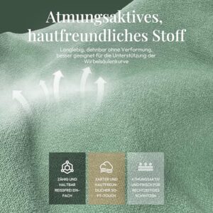 Chaise Gaming MEENICE Ergonomique avec Réglage, Repose-Pieds et Coussin Gel Vert