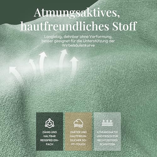 Chaise Gaming MEENICE Ergonomique avec Réglage, Repose-Pieds et Coussin Gel Vert