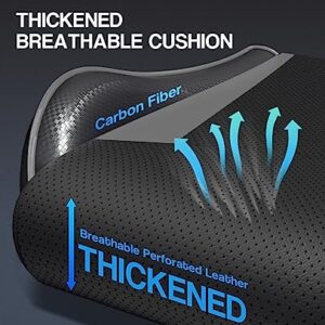 Chaise Gaming Massante Soontrans Ergonomique avec Support Lombaire et Repose-pied