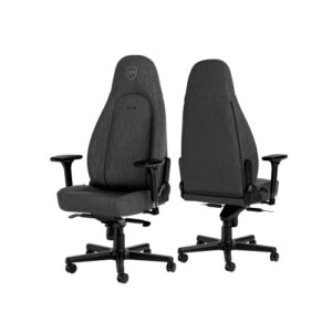 Chaise Gaming Noblechairs Icon TX Ergonomique en Tissu Anthracite – 150 kg