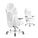 Chaise Gaming OneGame Ergonomique 3D, Dossier Réglable, 150KG, Blanc