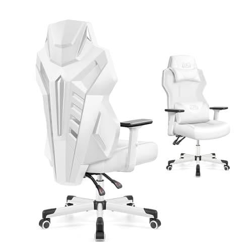 Chaise Gaming OneGame Ergonomique 3D, Dossier Réglable, 150KG, Blanc