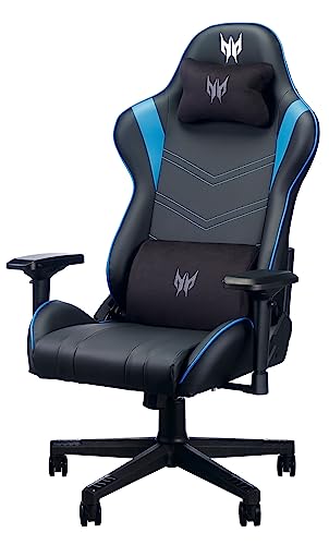 Chaise Gaming Predator : Confort Optimisé avec Coussin Lombaire et Accoudoirs Réglables