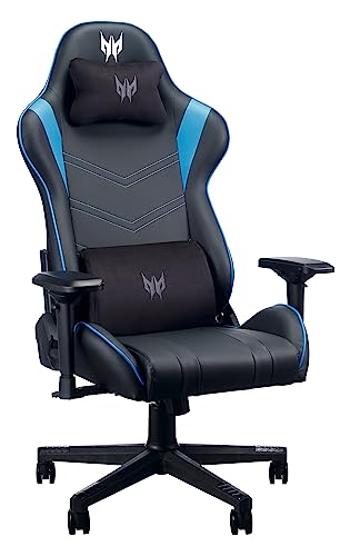Chaise Gaming Predator : Confort Optimisé avec Coussin Lombaire et Accoudoirs Réglables