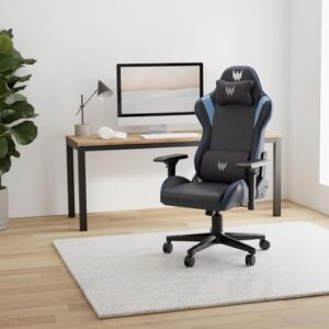 Chaise Gaming Predator : Confort Optimisé avec Coussin Lombaire et Accoudoirs Réglables