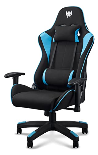 Chaise Gaming Predator Rift Lite avec Coussin Lombaire et Accoudoirs Réglables