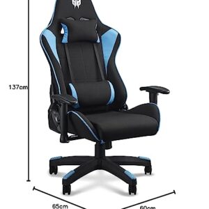 Chaise Gaming Predator Rift Lite avec Coussin Lombaire et Accoudoirs Réglables