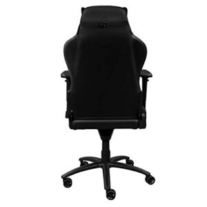 Chaise Gaming REKT Comfort-R Noir Simili Cuir et Velours – Fauteuil Haute Qualité avec Accoudoirs 4D