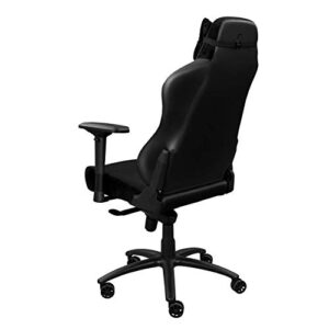 Chaise Gaming REKT Comfort-R Noir Simili Cuir et Velours – Fauteuil Haute Qualité avec Accoudoirs 4D