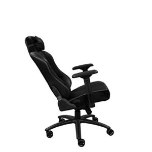 Chaise Gaming REKT Comfort-R Noir Simili Cuir et Velours – Fauteuil Haute Qualité avec Accoudoirs 4D