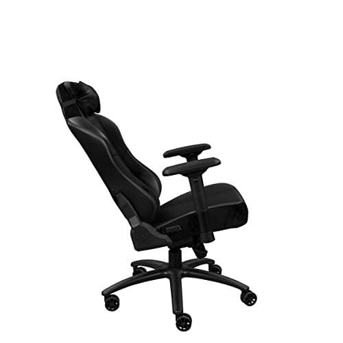 Chaise Gaming REKT Comfort-R Noir Simili Cuir et Velours – Fauteuil Haute Qualité avec Accoudoirs 4D
