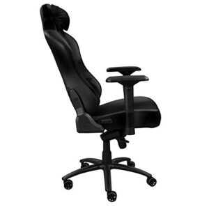 Chaise Gaming REKT Comfort-R Noir Simili Cuir et Velours – Fauteuil Haute Qualité avec Accoudoirs 4D