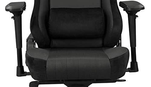 Chaise Gaming REKT Comfort-R Noir Simili Cuir et Velours – Fauteuil Haute Qualité avec Accoudoirs 4D