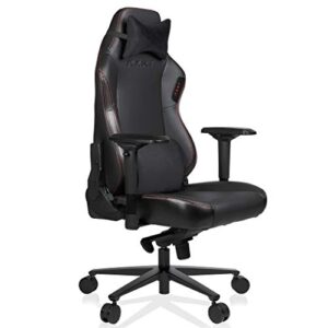 Chaise Gaming REKT Legend-R Noir Ergonomique avec Coussin Lombaire Ajustable