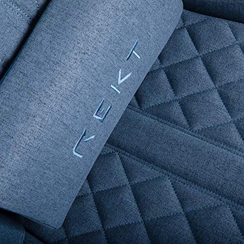 Chaise Gaming REKT ULTIM8 Inclinable 180° avec Accoudoirs 4D et Coussin Ajustable (Bleu)