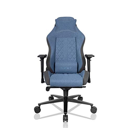 Chaise Gaming REKT ULTIM8 Inclinable 180° avec Accoudoirs 4D et Coussin Ajustable (Bleu)